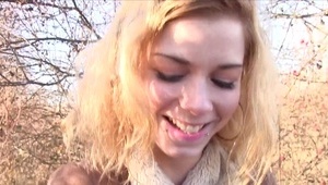 puszysta blondi i stado kutasów