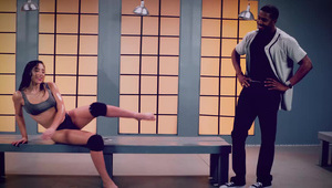 dziewczyna jest pukana w obie dziureczki