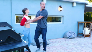 matak z córką w akcji