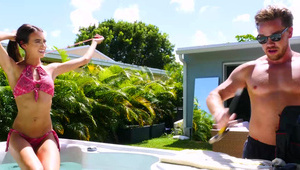 lizanie stóp i dymanie na fotelu