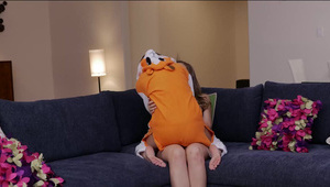 świetna brunetka kocha podwójne bzykanie