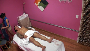 napalona blondynka z facetem