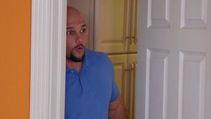 super blondynka dobrze pieści się na panelach