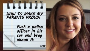 ruda wskakuje na bruneta i go ujeżdża