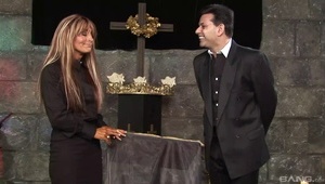 obwisłe duże cyce i ogolona muszelka