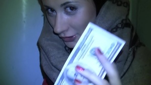 christiana ze spermą w ustach