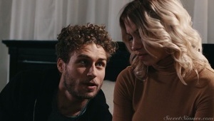 nastolatka zabawia starszą panią