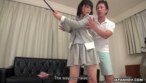 chuda parka bzyka się w kuchni