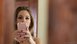 wskoczył na laskę i wydymał ją na pieska